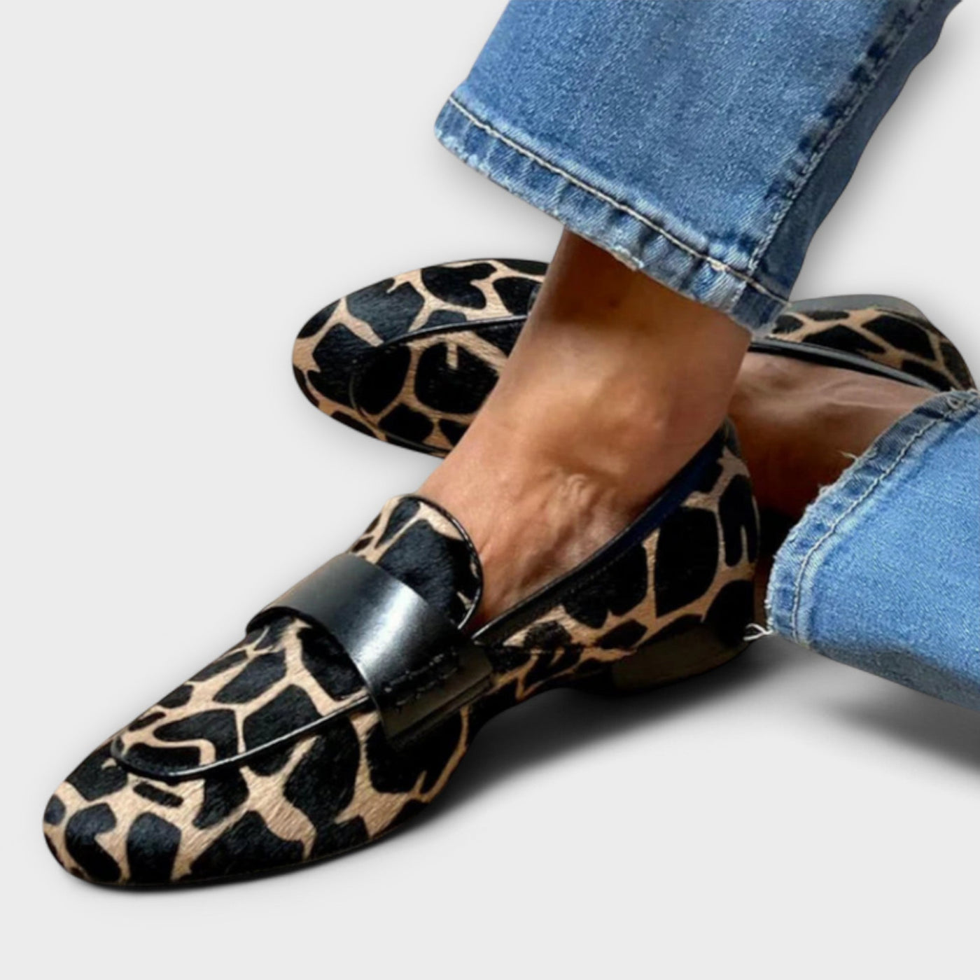 Vita | Leopard mokasin