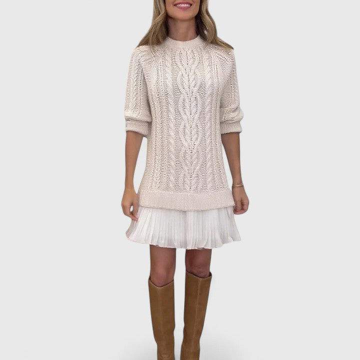 Veronika | Elegantna obleka-pulover