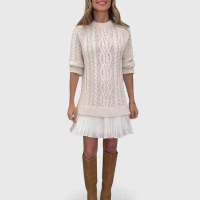 Veronika | Elegantna obleka-pulover