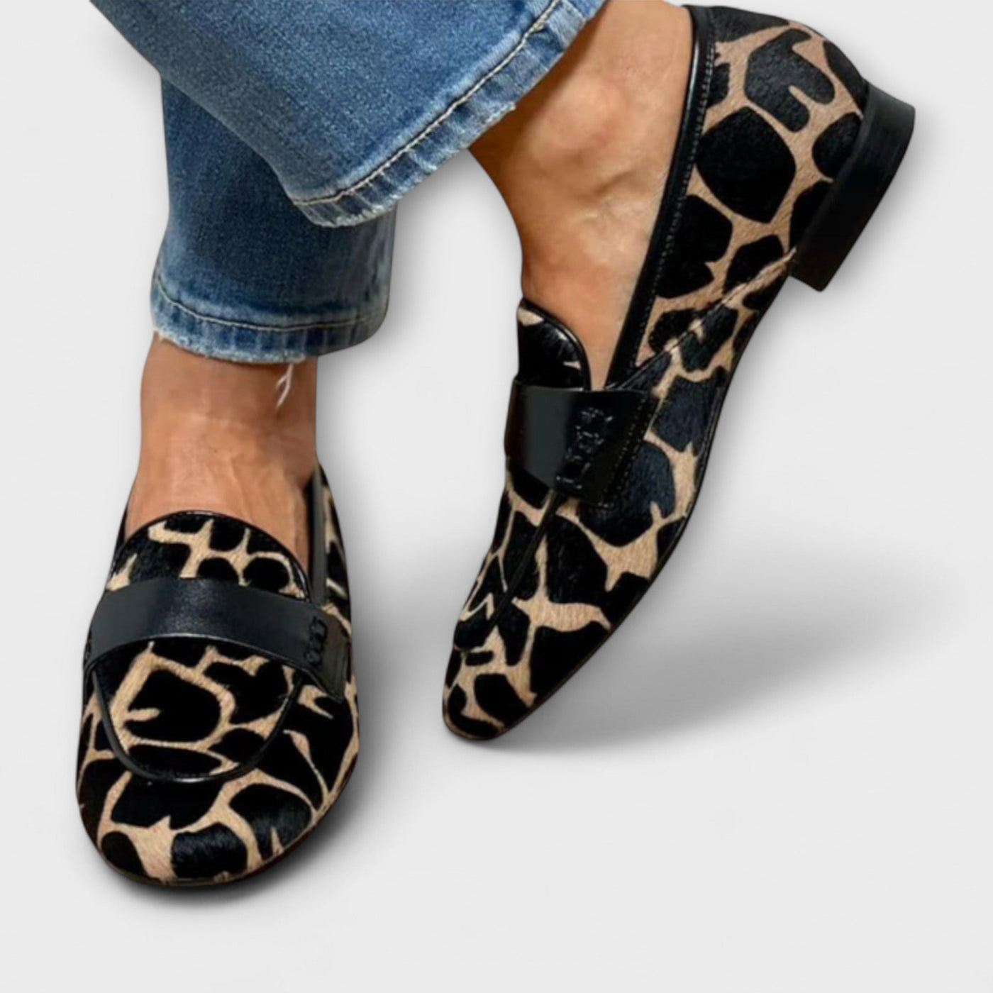 Vita | Leopard mokasin