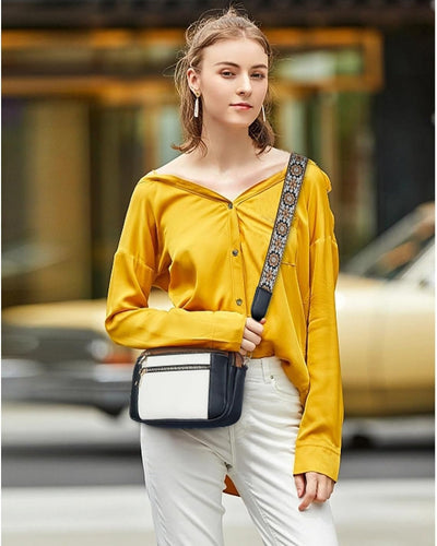 Elizina | Elegantna usnjena torba preko ramena