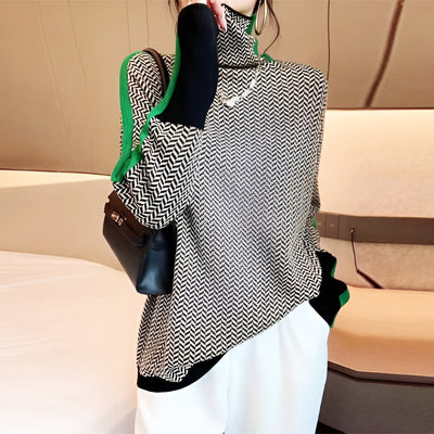 Dalija | Eleganten pulover z visokim ovratnikom