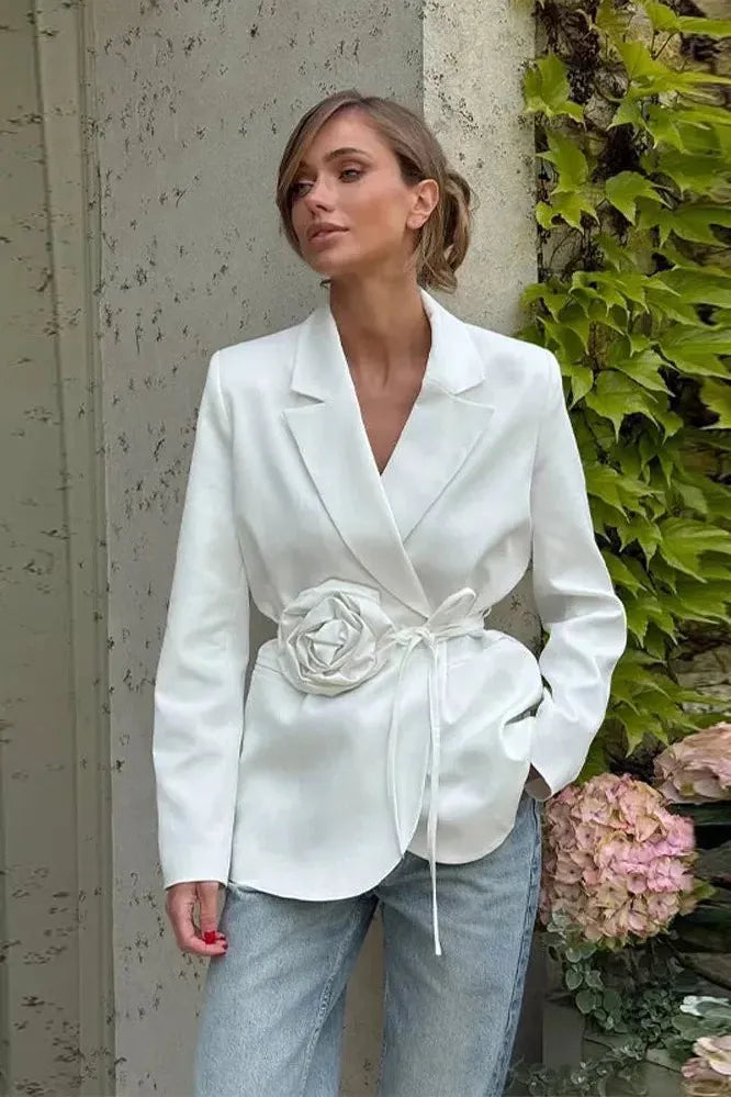 Melina | Eleganten cvetlični suknjič