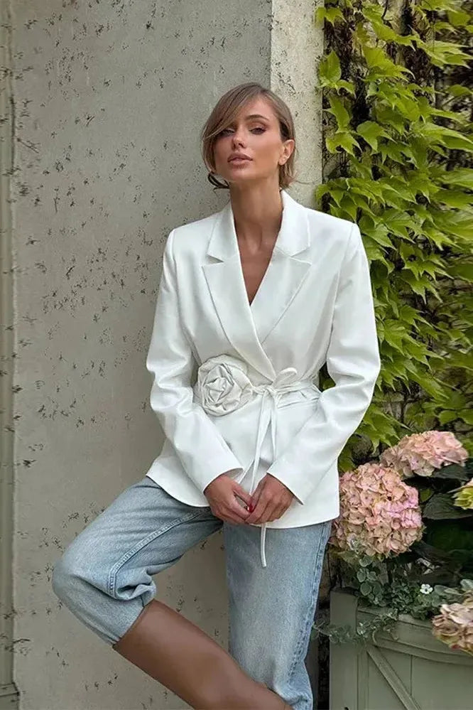 Melina | Eleganten cvetlični suknjič