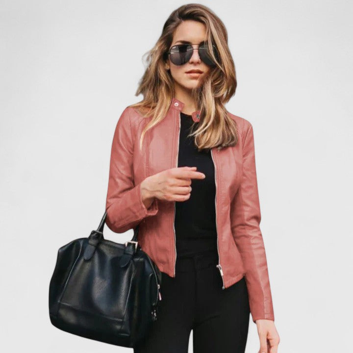 Vanesa | Elegantna usnjena jakna