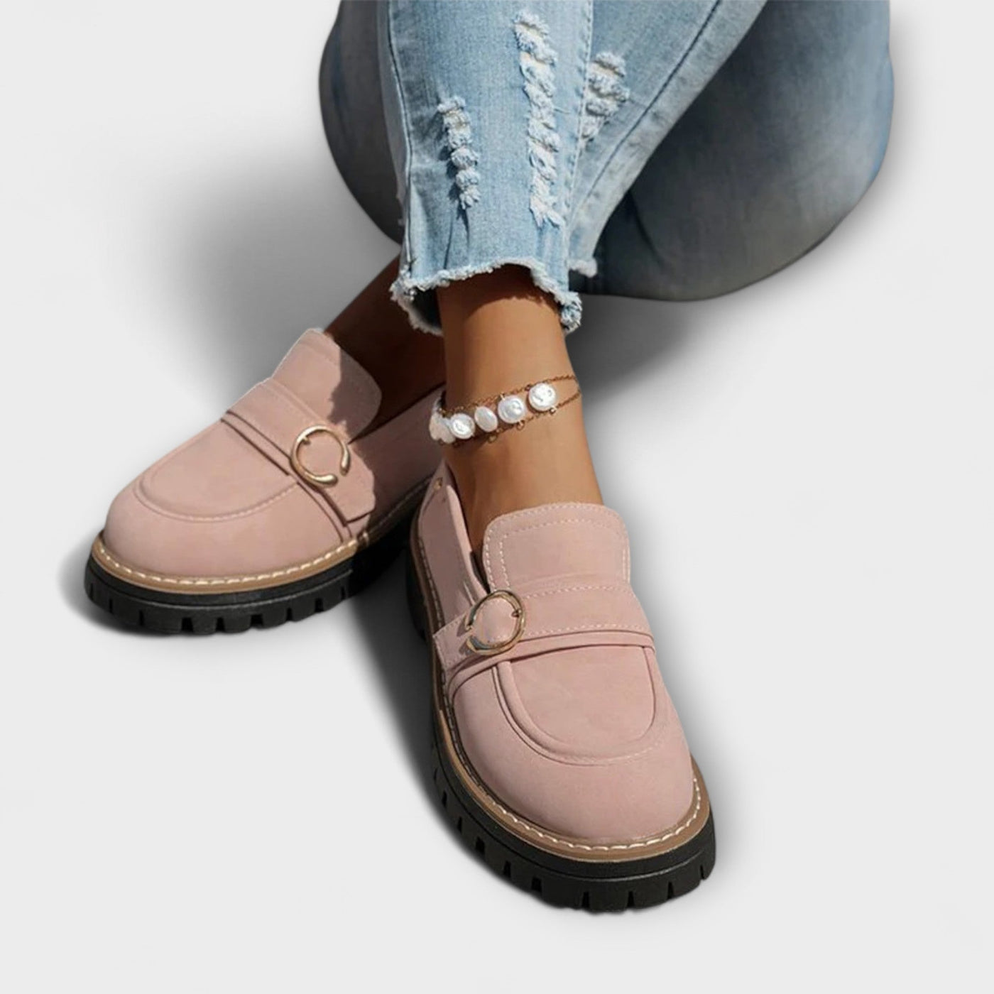 Marta | Casual mokasini z zaobljeno konico