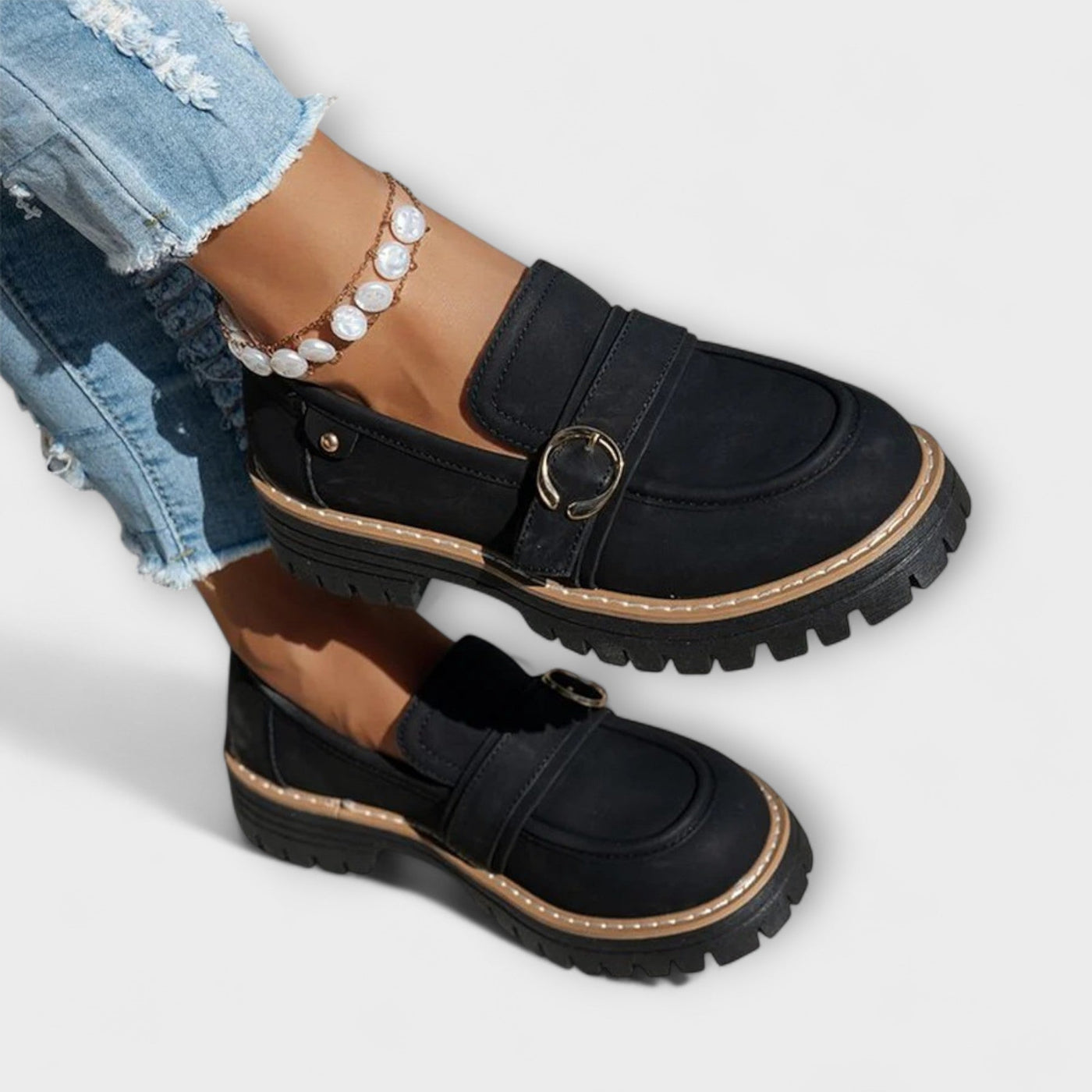 Marta | Casual mokasini z zaobljeno konico