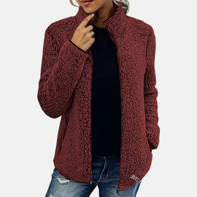 Eva | Elegantna casual flis jakna