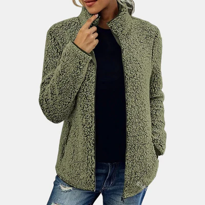 Eva | Elegantna casual flis jakna