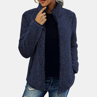 Eva | Elegantna casual flis jakna