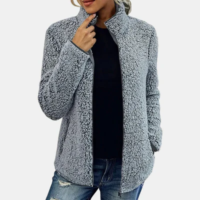 Eva | Elegantna casual flis jakna