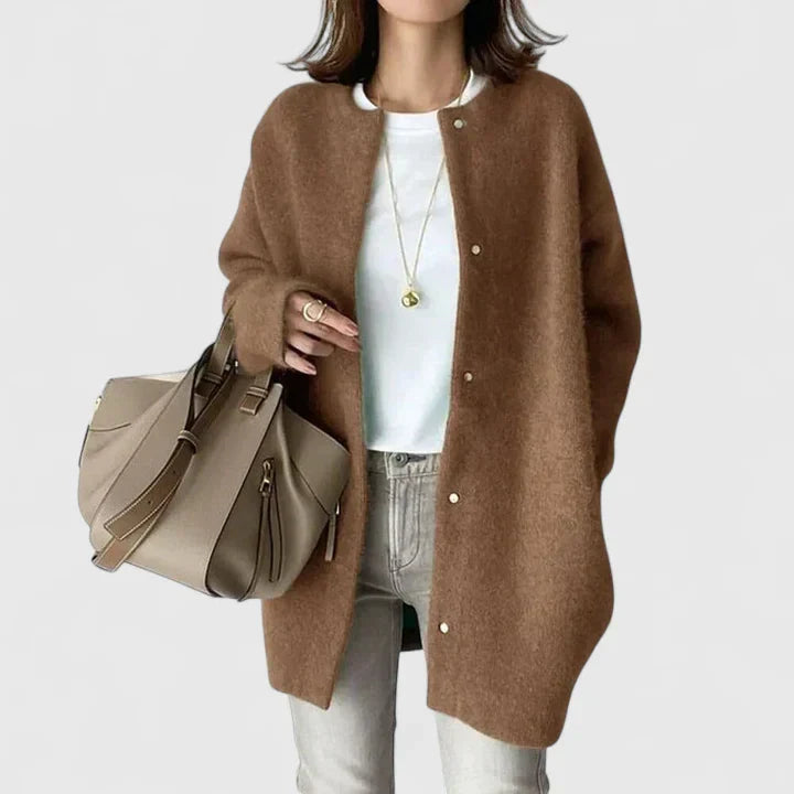 Biserka | Elegantna pletena jakna