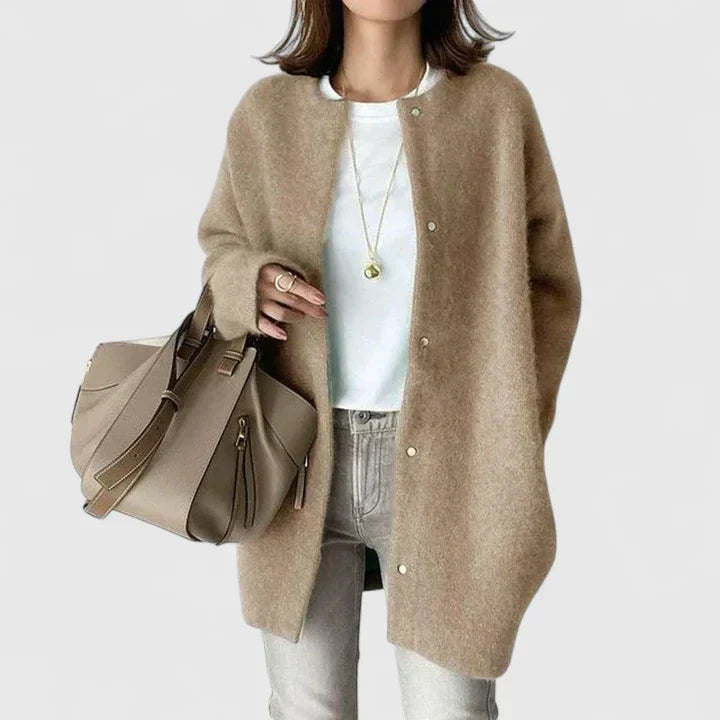 Biserka | Elegantna pletena jakna