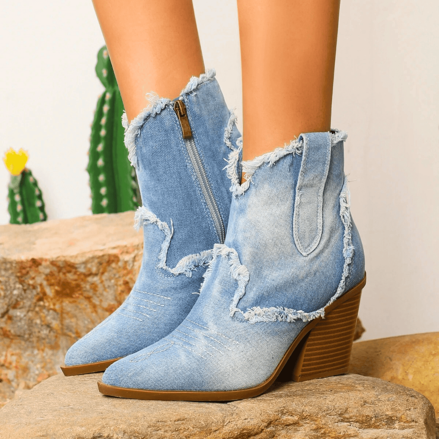 Metka | Denim gležnarji
